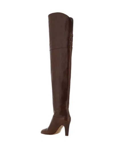 Chloé 85mm Eve Leather Over-the-knee Boots