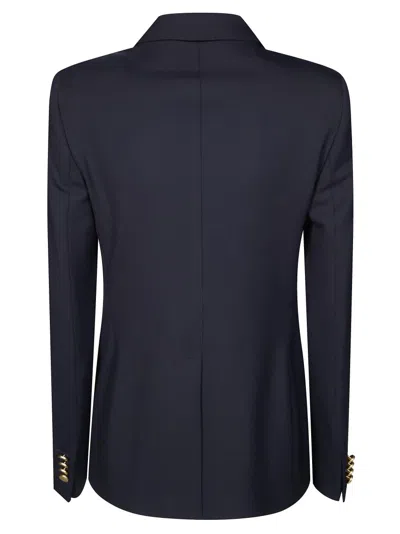 Tagliatore Double-breasted Tailored Blazer With Central Vent