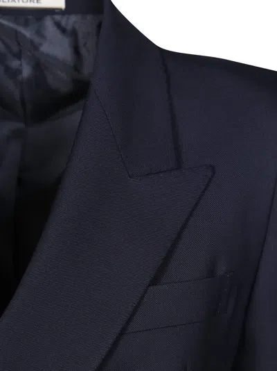 Tagliatore Double-breasted Tailored Blazer With Central Vent