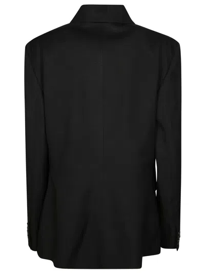 Jw Anderson J. W. Anderson Tailored Wrap Jacket In Black