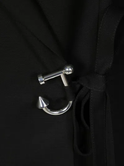 Jw Anderson J. W. Anderson Tailored Wrap Jacket In Black