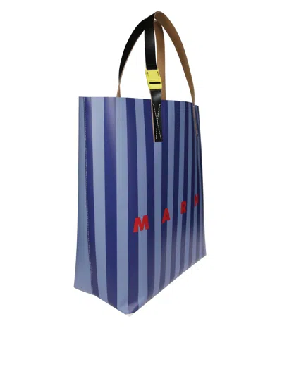 Marni Striped Tribeca Tote Bag