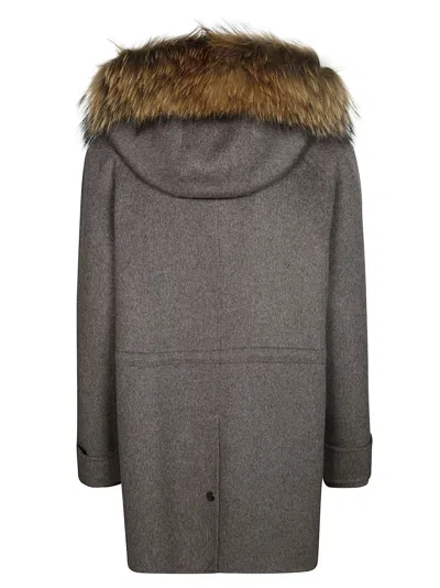 P.a.r.o.s.h Padded Cloth Parka In Gray