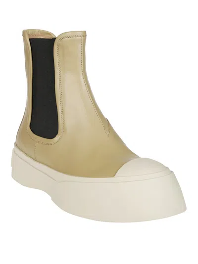 Marni Chunky Sole Chelsea Boot With Elastic Panels
