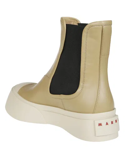 Marni Chunky Sole Chelsea Boot With Elastic Panels