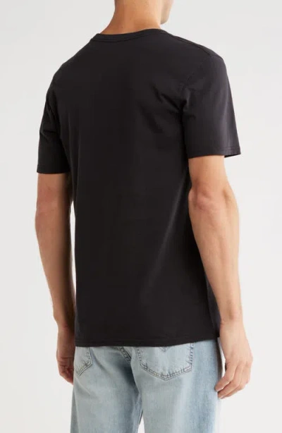 Goodie Two Sleeves Santa Monica Cotton Graphic Print T-shirt In Black