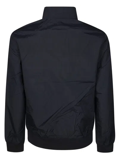 Barbour Zip-closure Bomber Jacket With Shirt Collar
