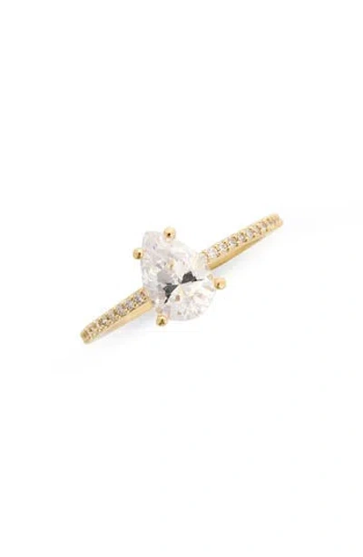 Nadri Pear Cubic Zirconia Ring