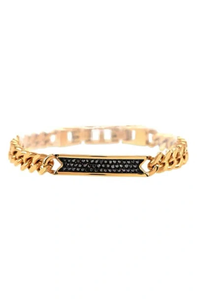 American Exchange Pavé Crystal Bar Necklace & Bracelet Set