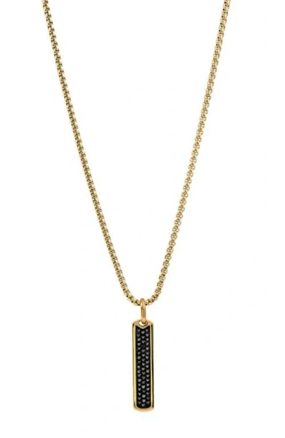 American Exchange Pavé Crystal Bar Necklace & Bracelet Set