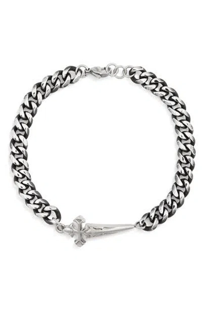 Eye Candy Los Angeles Tariq Cross Chain Bracelet