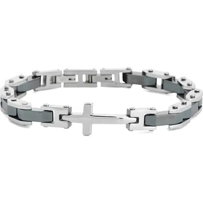Eye Candy Los Angeles Arjun Cross Chain Bracelet
