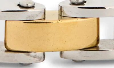 Eye Candy Los Angeles Omar Two-tone Chain Bracelet