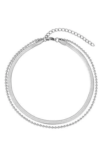 Adornia Double Chain Anklet
