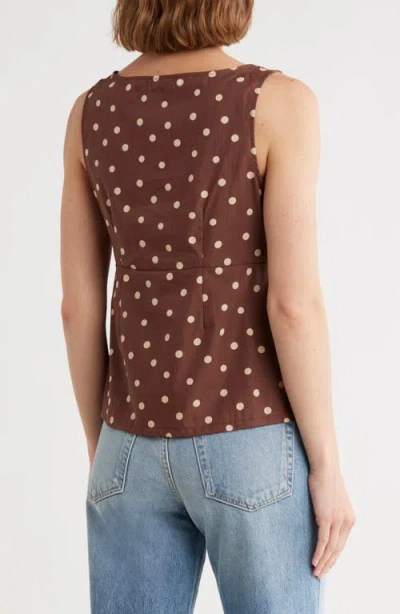 Vigoss Tie Front Vest Top
