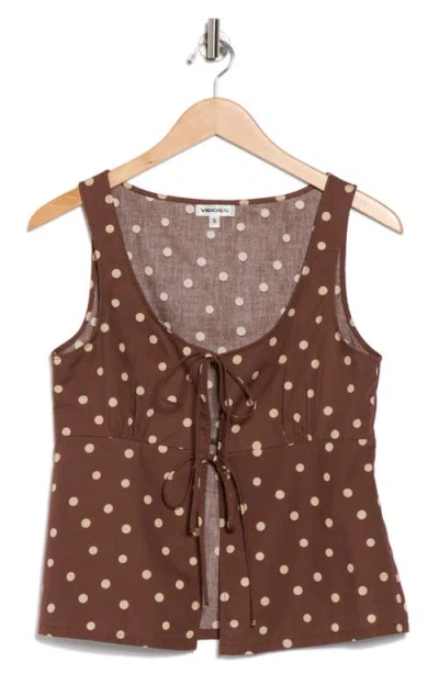 Vigoss Tie Front Vest Top