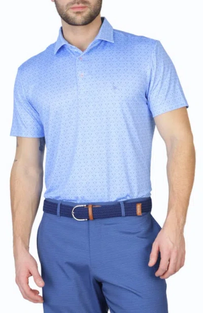 Tailorbyrd Golf Clubs Performance Polo In Blue