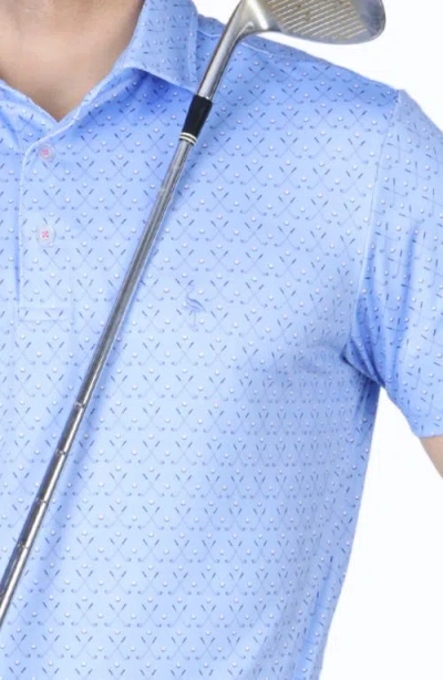 Tailorbyrd Golf Clubs Performance Polo In Blue
