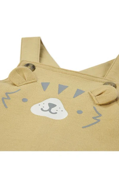 Huggies Print Organic Cotton T-shirt & Overalls Set In Yellow