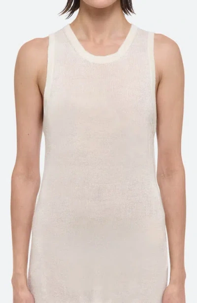 Helmut Lang Crush Sleeveless Knit Midi Dress