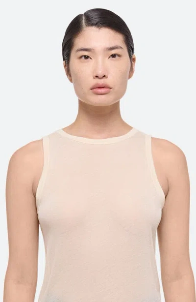 Helmut Lang Reversible Sheer Cotton Tank Top