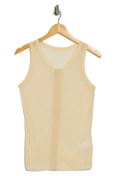 Helmut Lang Reversible Sheer Cotton Tank Top