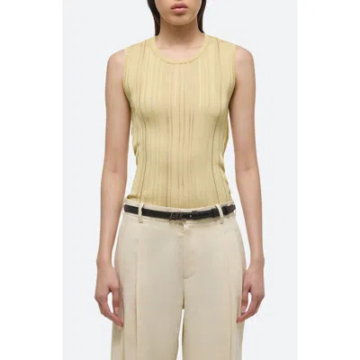 Helmut Lang Open Back Semisheer Sleeveless Sweater