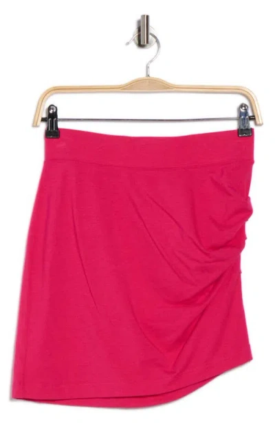 Helmut Lang Asymmetric Ruched Miniskirt