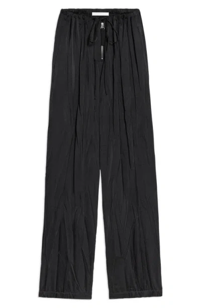 Helmut Lang Crush Drawstring Waist Pants