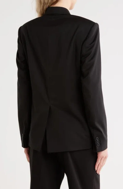 Helmut Lang Tux Satin Stripe Blazer