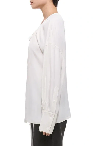 Helmut Lang Reversible Long Sleeve Drawstring Top
