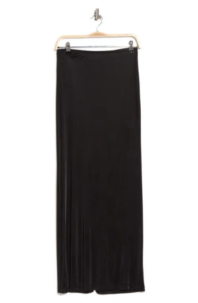 Helmut Lang Fluid Jersey Maxi Skirt In Black