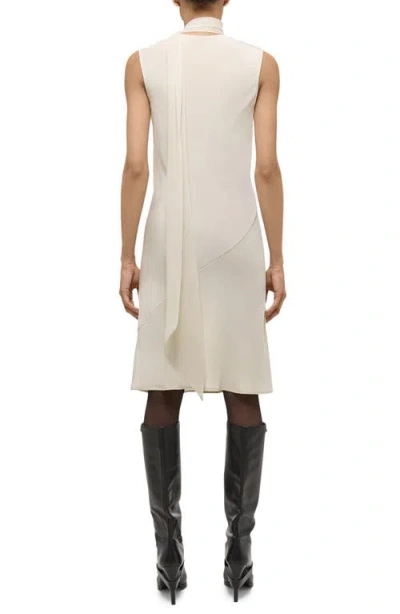Helmut Lang Sleeveless Silk Slipdress With Scarf