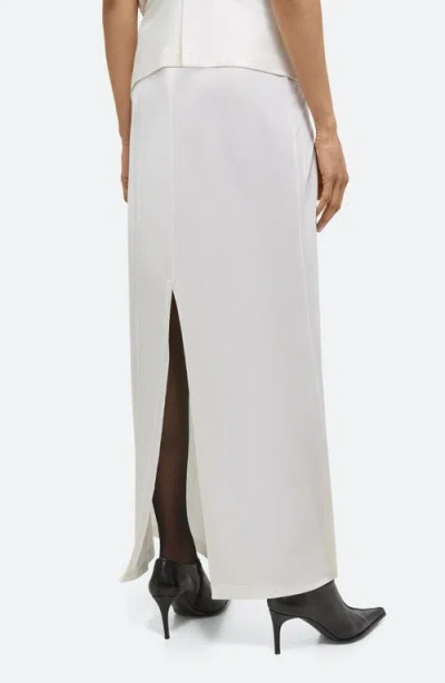 Helmut Lang Fluid Jersey Maxi Skirt In Gray