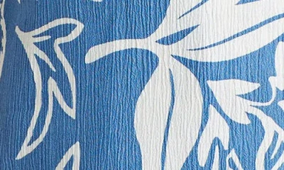 Faherty Surfrider Cabana Camp Shirt In Blue