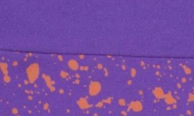 Nike Kids' Splatter Graphic Leggings In Purple