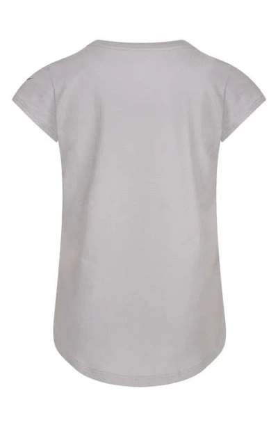 Nike Kids' Floral Futura Graphic T-shirt In Gray