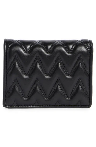 Valentino By Mario Valentino Nero Sauvage Quilted Leather Wallet