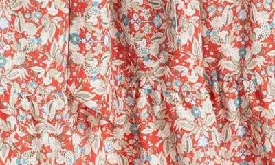 Max Studio Floral Tie Front Shirtdress In Multi