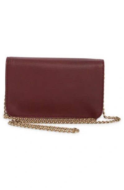 Longchamp Leather Wallet On A Chain