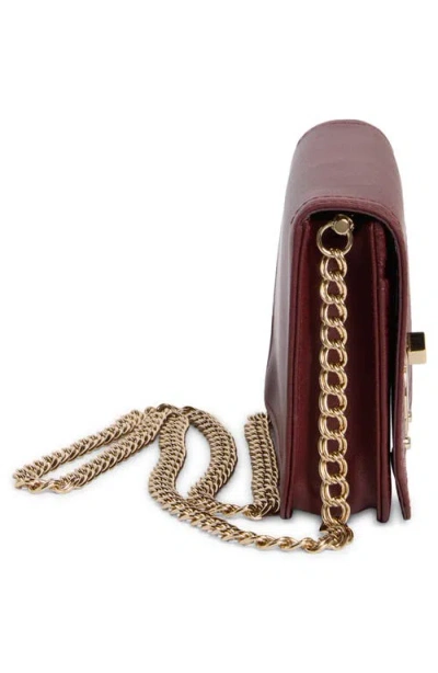 Longchamp Leather Wallet On A Chain