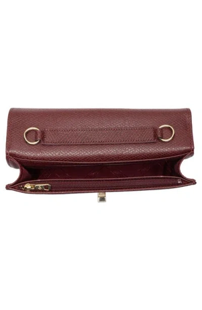 Longchamp Leather Wallet On A Chain