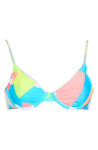 Maaji Dainty Reversible Underwire Bikini Top In Multi