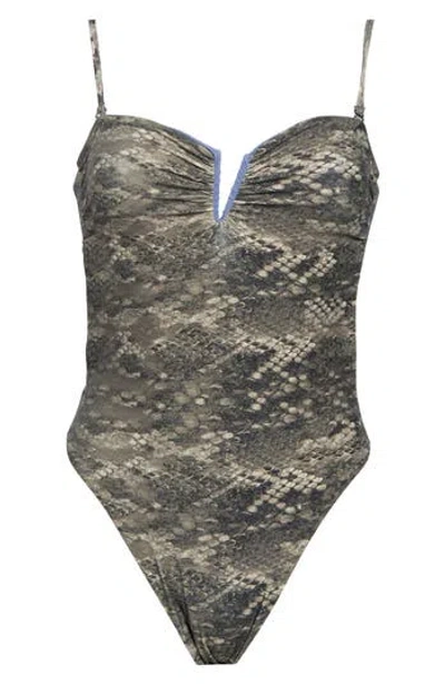 Maaji Soleil Notch Neck Reversible One-piece Swimsuit In Multi