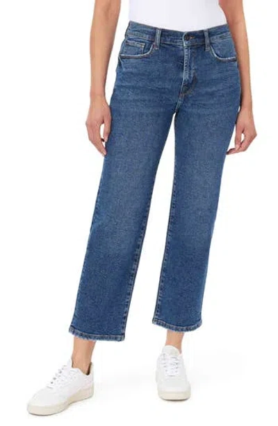 Kensie Straight Leg Jeans In Black