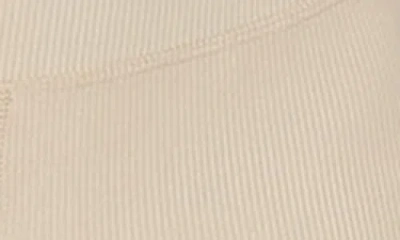 Beach Riot Ribbed High Waist Bike Shorts In Neutral