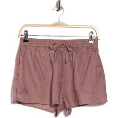 L*space Lspace Rio Linen Cover-up Drawstring Shorts