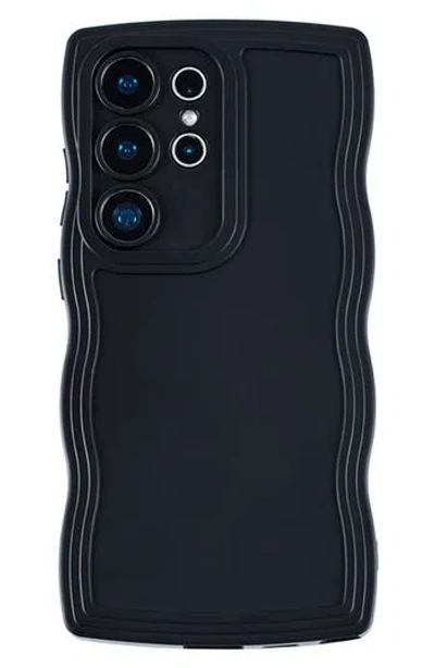Auramma Black Wavy S24 Ultra Phone Case