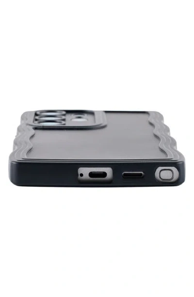 Auramma Black Wavy S24 Ultra Phone Case