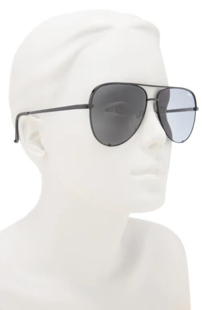 Quay High Key 64mm Oversize Aviator Sunglasses